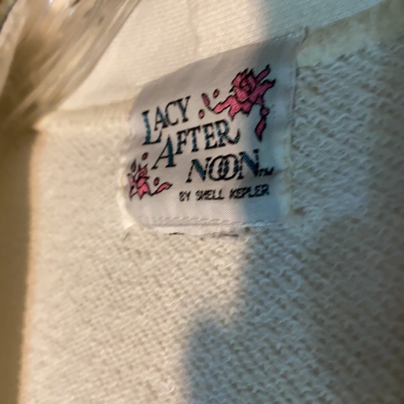 Lacy After Noon Sequined Embroidered Sweater XL - Picture 5 of 7